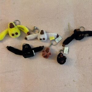 Kipling Pink Monkey Keychain